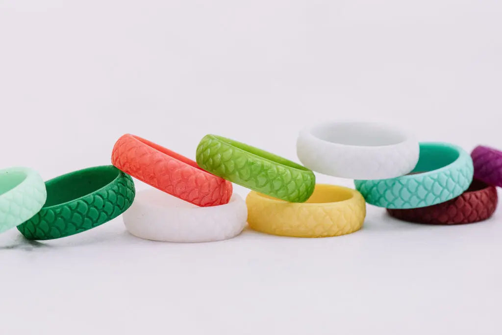 collection of silicone rings