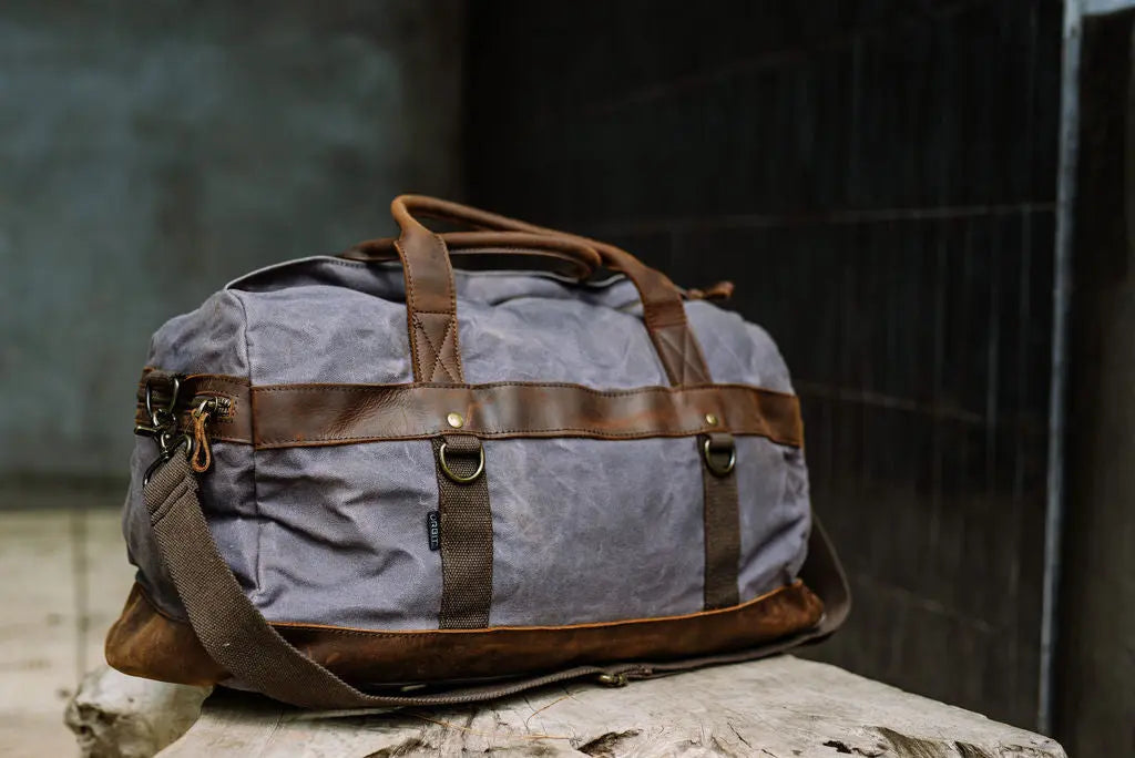 Wax Canvas Duffel Bag From Orbit