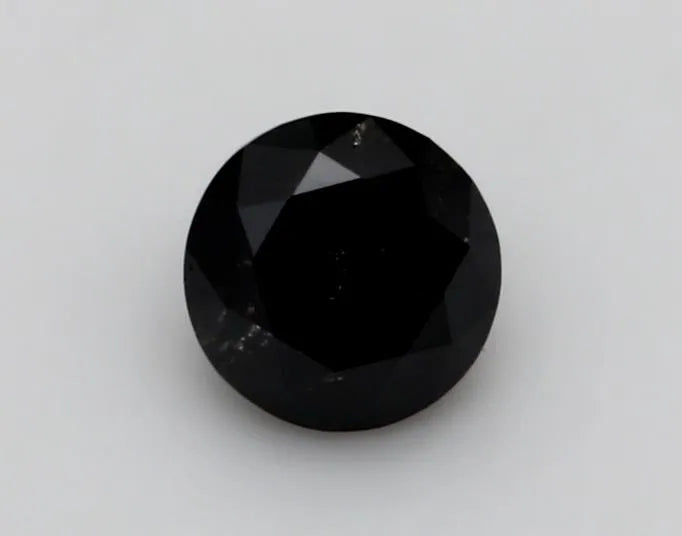 0.35ct Round Natural Diamond (Colour Fancy Black, Clarity VVS2, Cut EX, GIA Certified)
