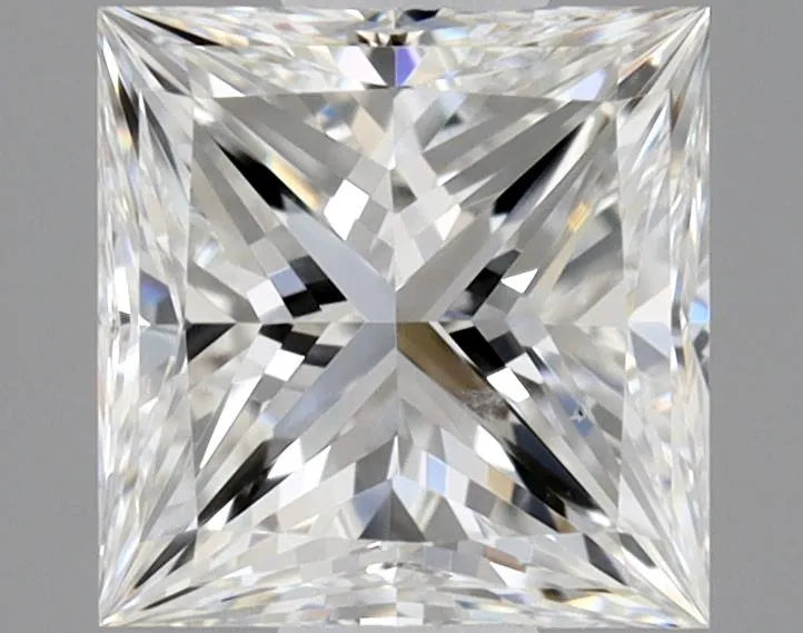 0.50ct Princess Natural Diamond (Colour F, Clarity SI1, GIA Certified)
