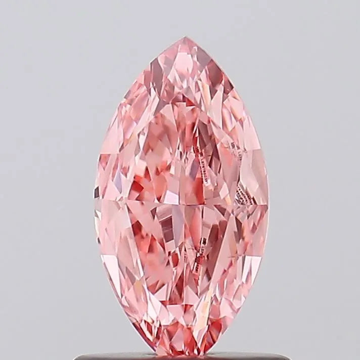 1.00ct Marquise Lab Grown Diamond (Colour Fancy Vivid Pink, Clarity VVS2, IGI Certified)