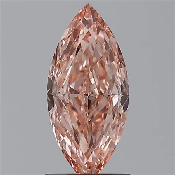 1.14ct Marquise Lab Grown Diamond (Colour Fancy Vivid Pink, Clarity VS1, IGI Certified)