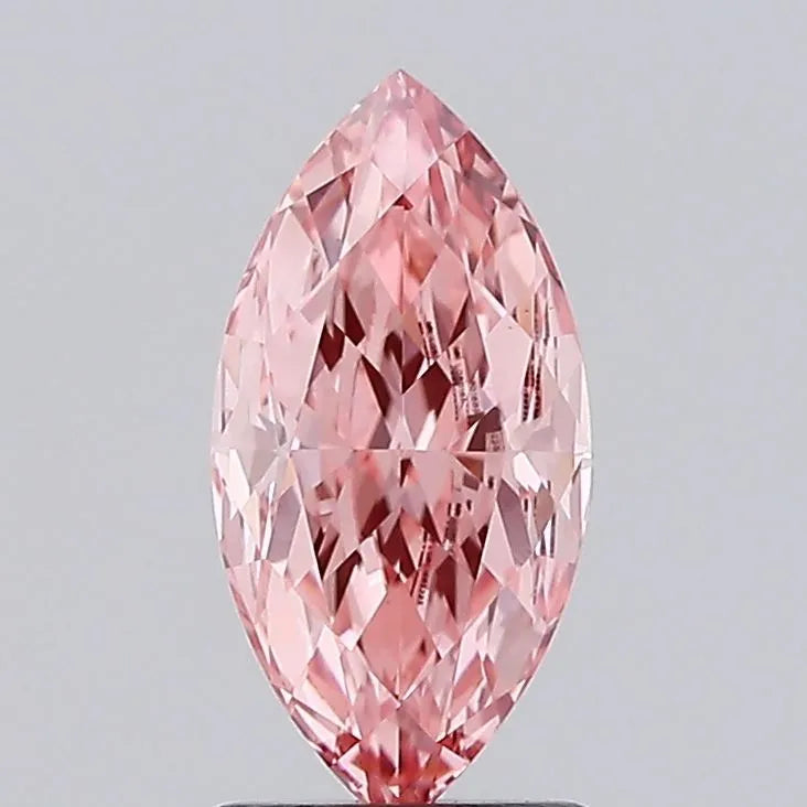 1.53ct Marquise Lab Grown Diamond (Colour Fancy Vivid Pink, Clarity VVS2, IGI Certified)