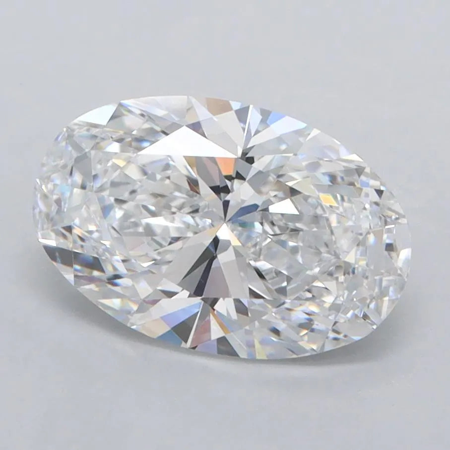 1.93ct Oval Lab Grown Diamond (Colour D, Clarity VVS1, IGI Certified)