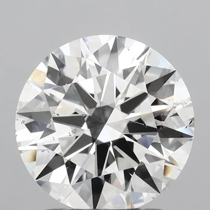 2.01ct Round Lab Grown Diamond (Colour E, Clarity SI1, Cut EX, IGI Certified)