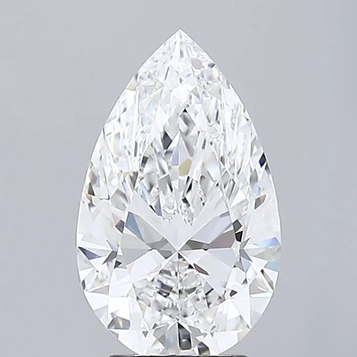 3.02ct Pear Lab Grown Diamond (Colour D, Clarity IF, IGI Certified)