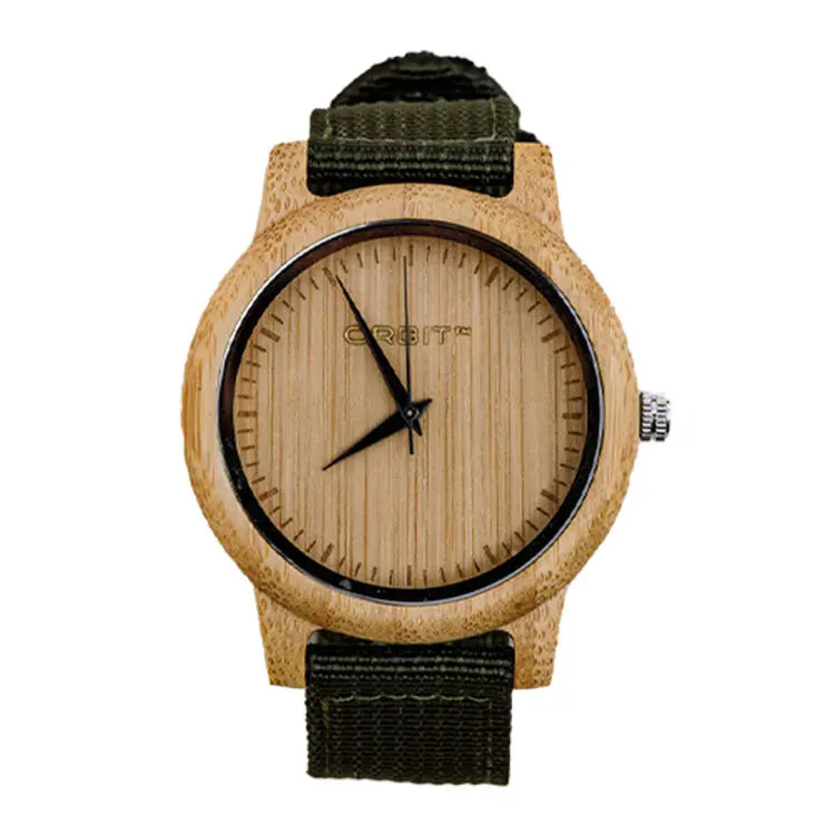 Bambi Mens Army Green Watch 