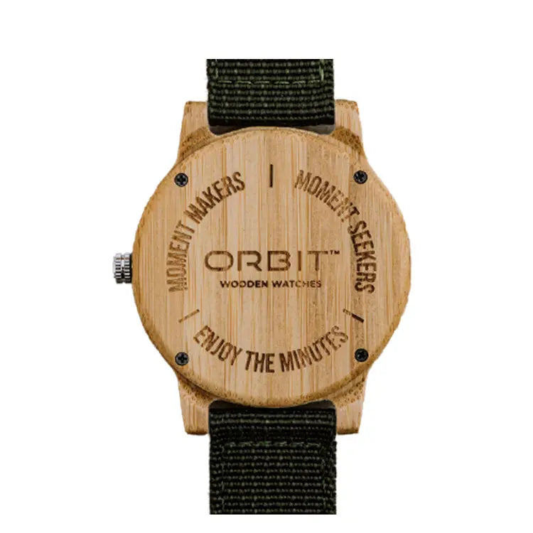 Bambi Mens Army Green Watch 