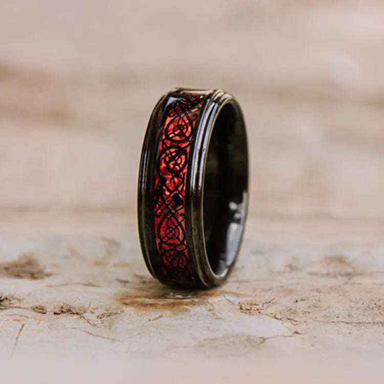 Celtic Red SE - Orbit Rings