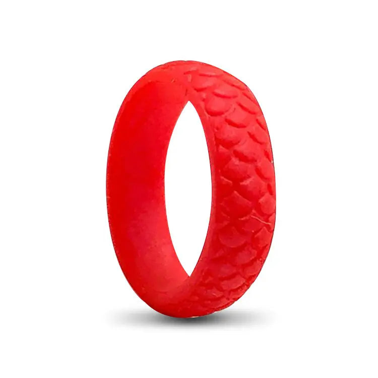 Ladies Birthstone Silicone Ring