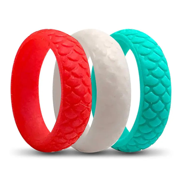 Ladies Birthstone Silicone 3 Pack