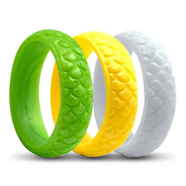 Ladies Birthstone Silicone 3 Pack