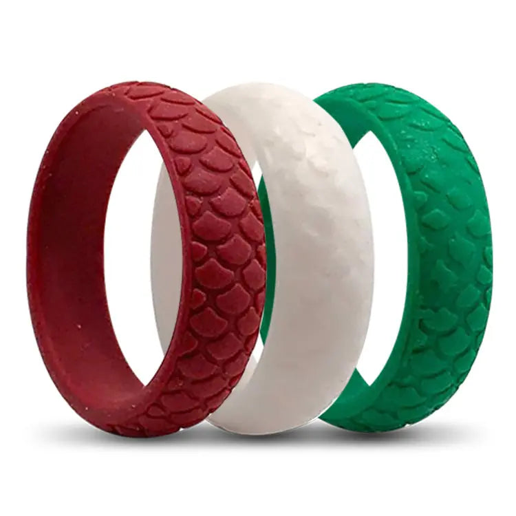 Ladies Birthstone Silicone 3 Pack