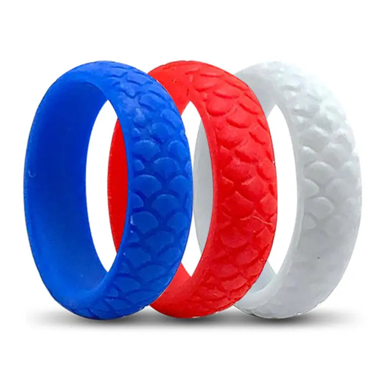 Ladies Birthstone Silicone 3 Pack