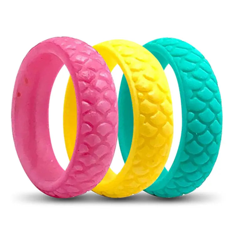 Ladies Birthstone Silicone 3 Pack