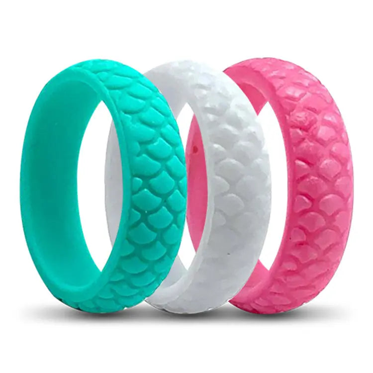 Ladies Birthstone Silicone 3 Pack