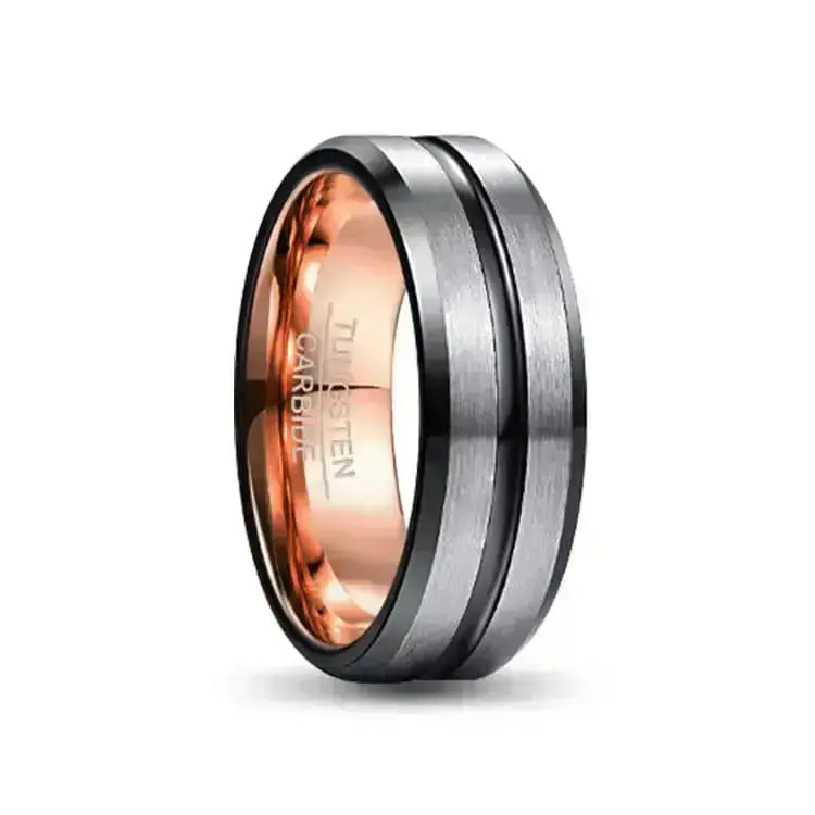 Silver Stream Rosegold - Orbit Rings