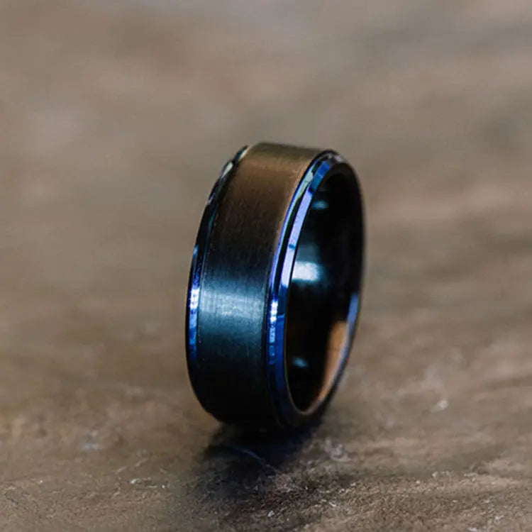 Starlight Blue Tungsten Carbide