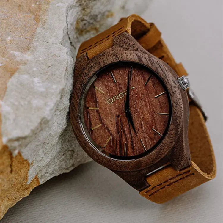 Woodi Tan Watch 