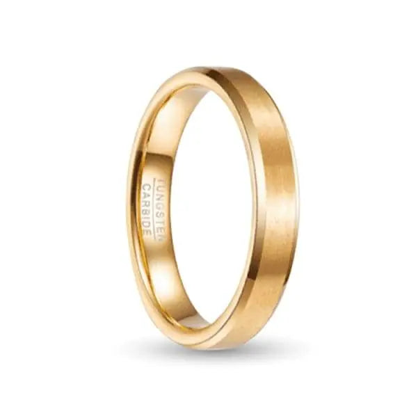Gold Ladies Tungsten Carbide ring