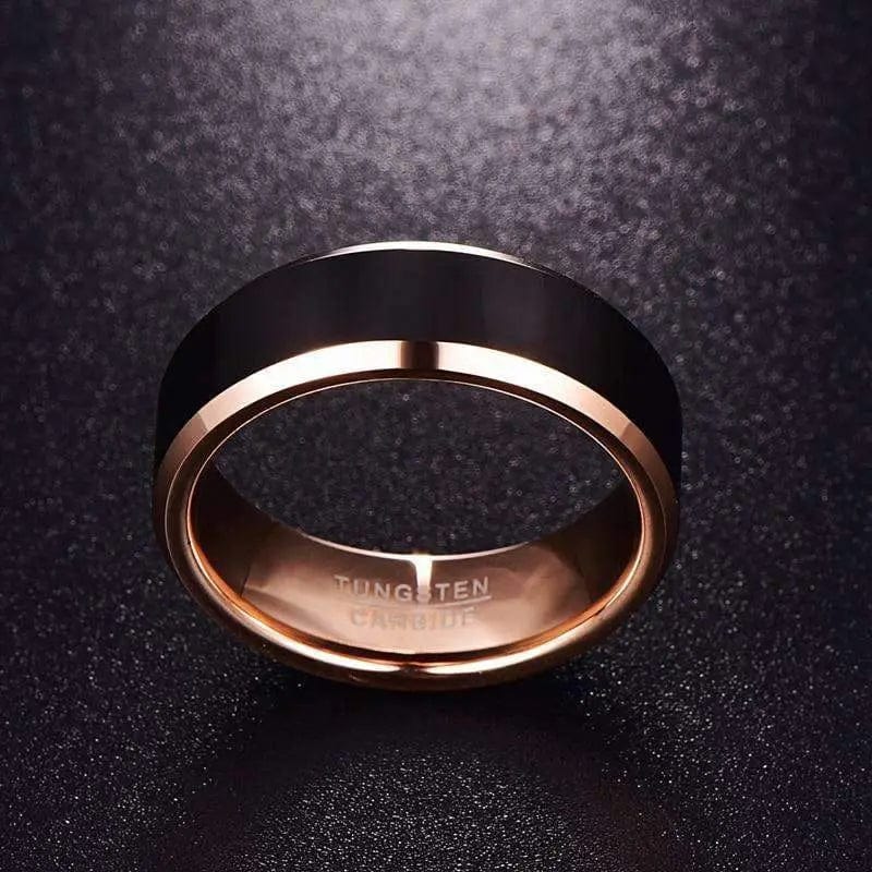 Rosegold Tungsten Carbide Ring