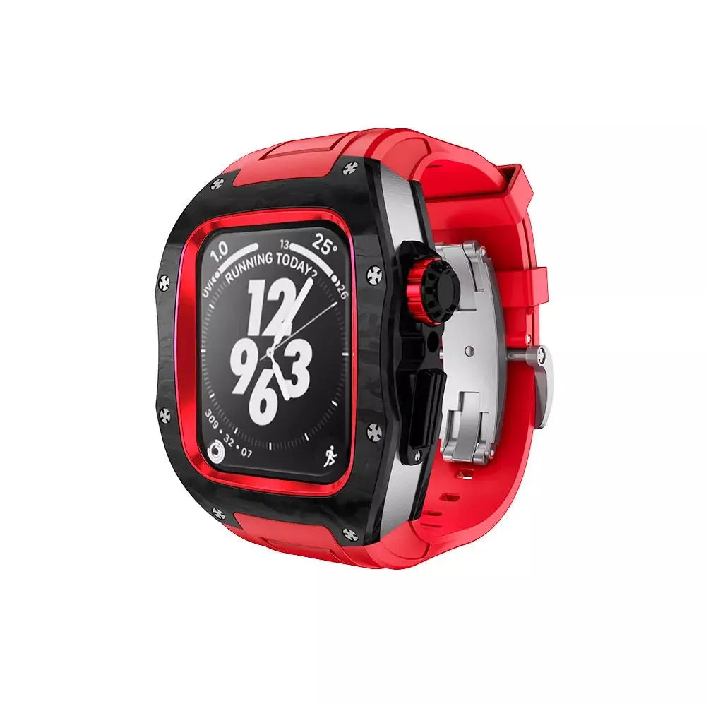 Bolt Apple Watch Modification in Red