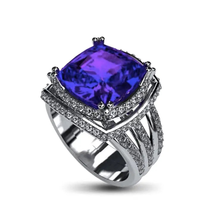 Astrid Ladies Silver Engagement Ring