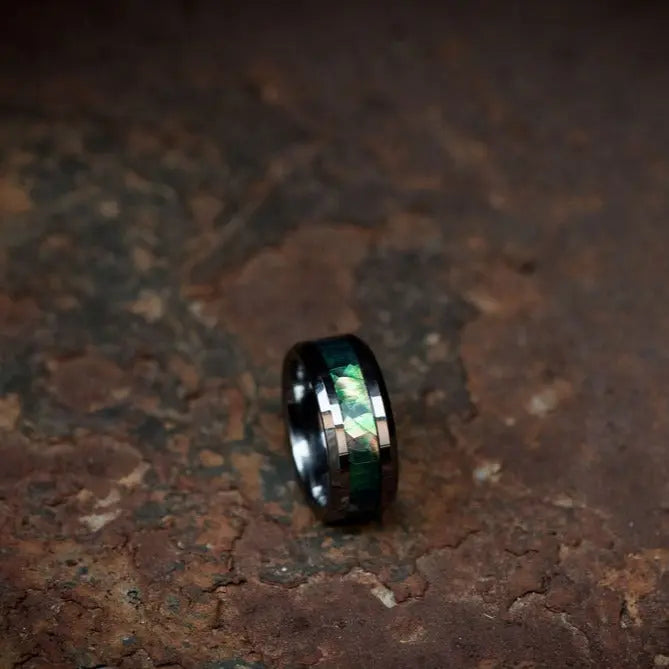 Cartwheel Abalone - Orbit Rings