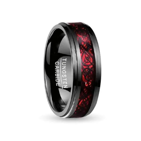 Red Tungsten Carbide Ring