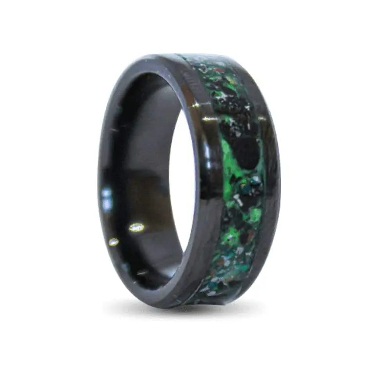 Ceramic Ring, crushed Green