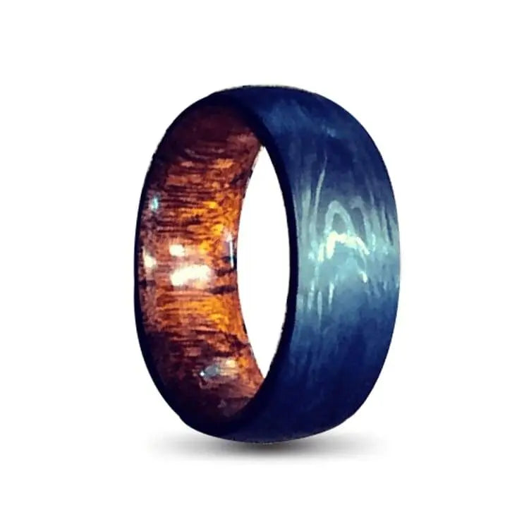 Wood and Carbon Fibre Ring