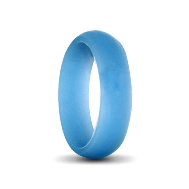 Light Blue Ladies Silicone Ring