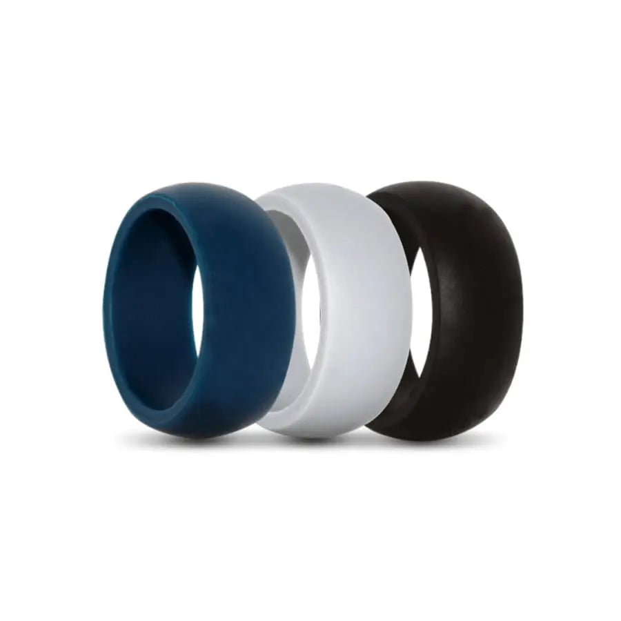 Navy Grey and Black Silicone Pack