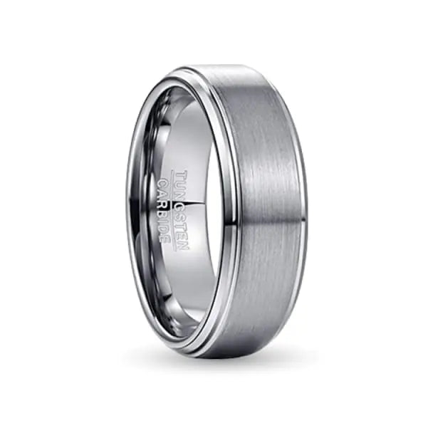 Planet Silver Tungsten Carbide ring
