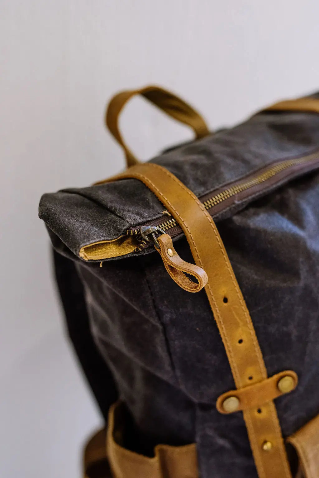 Wax Canvas Backpack - Orbit Rings