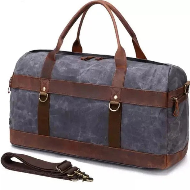 Wax Canvas Duffel Bag - Orbit Rings