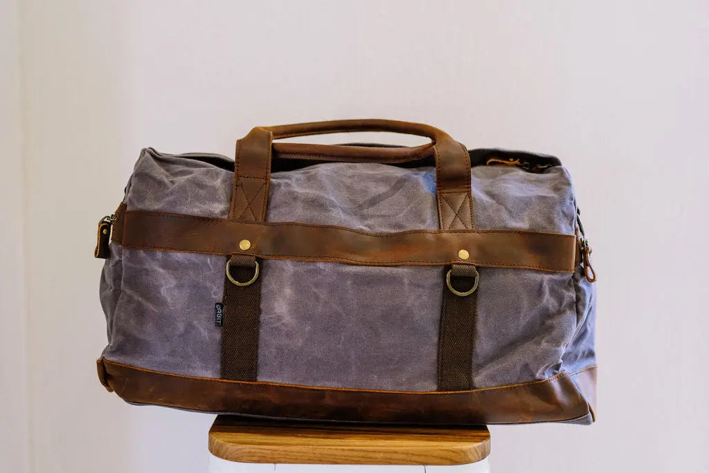 Wax Canvas Duffel Bag - Orbit Rings