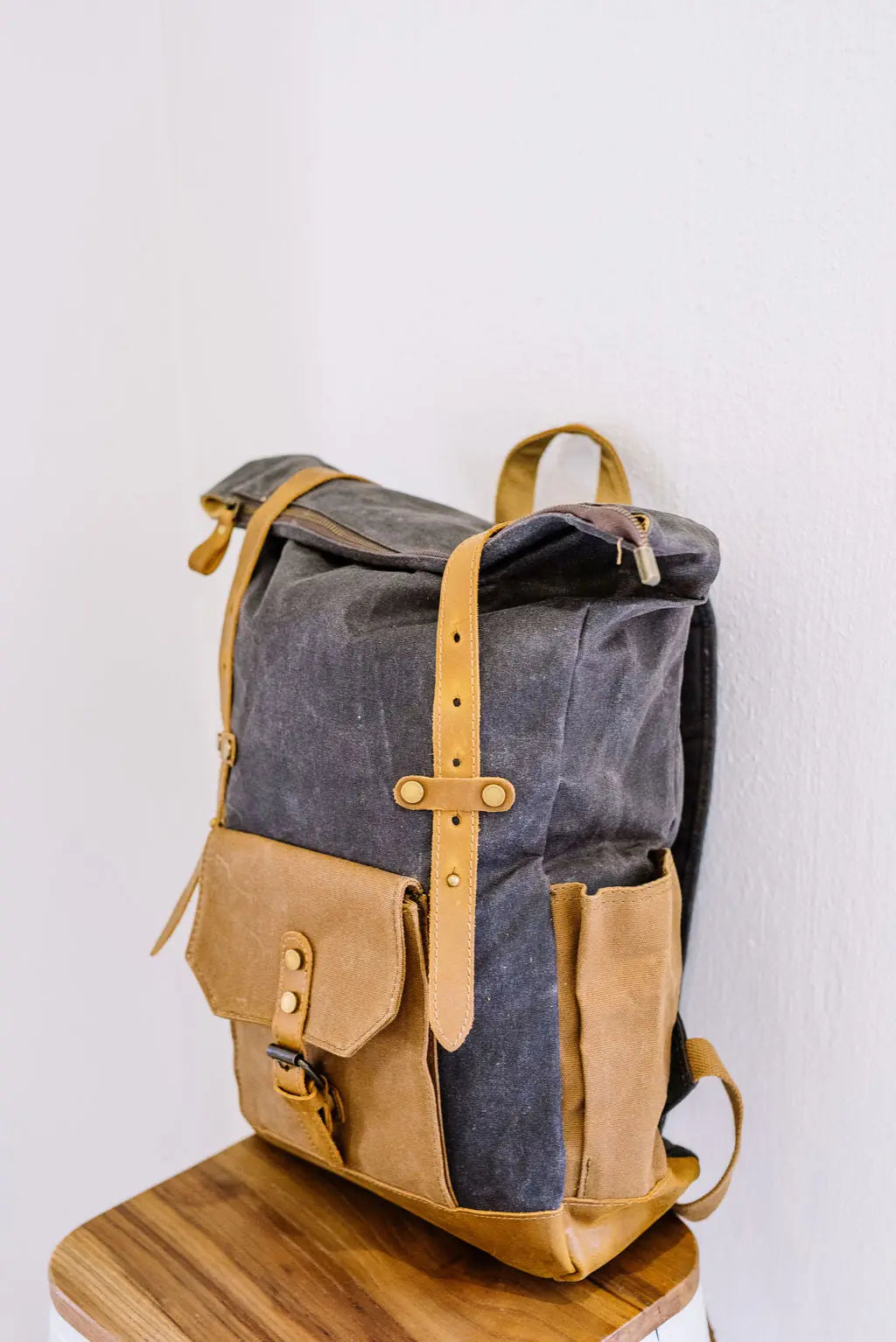 Orbit Wax Canvas Backpack