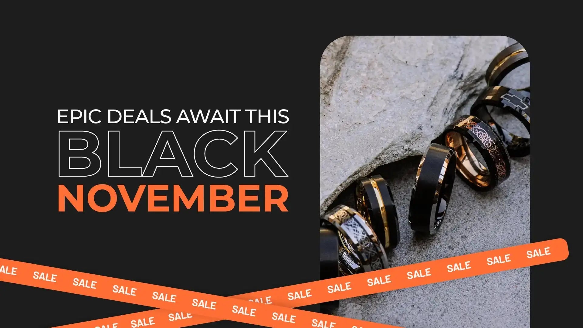 Unleash the Excitement: Black November Deals Are Here! Orbit Rings