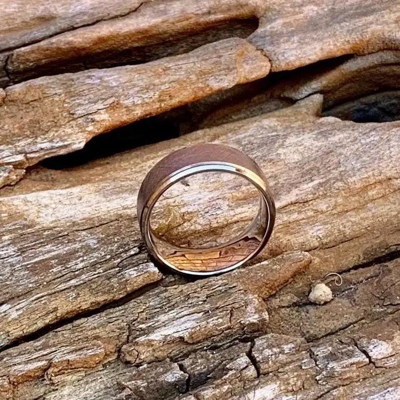 Titanium Textured Wedding Ring