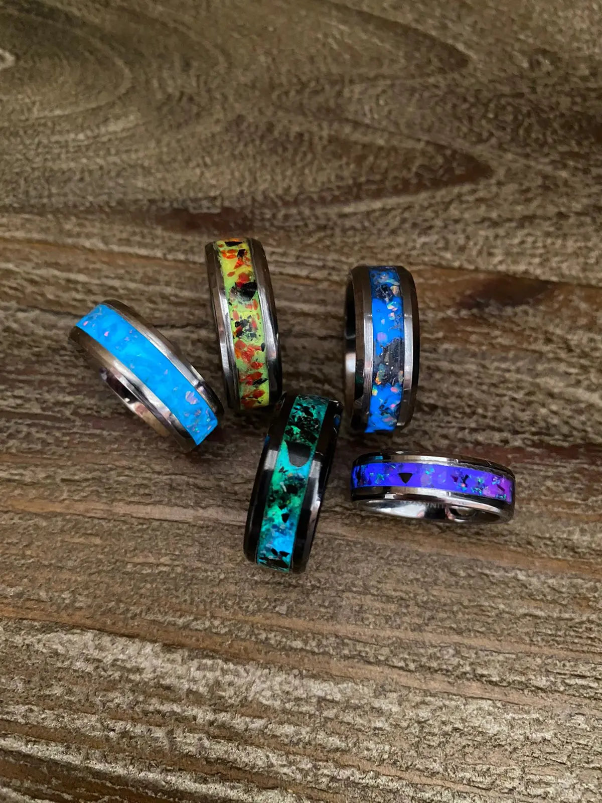Handmade Glow-in-the-dark rings