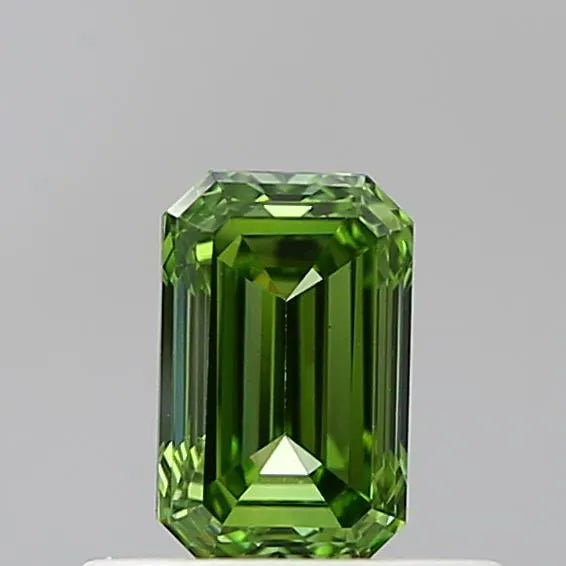 0.51ct Emerald Lab Grown Diamond (Colour Fancy Vivid Green, Clarity VS1, IGI Certified)