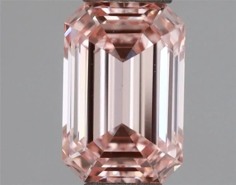 0.70ct Emerald Lab Grown Diamond (Colour Fancy Intense Pink, Clarity SI1, IGI Certified)