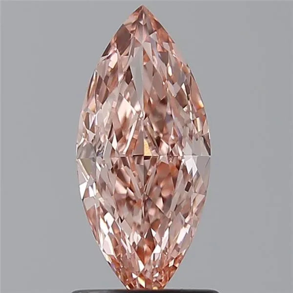 1.13ct Marquise Lab Grown Diamond (Colour Fancy Vivid Pink, Clarity VVS1, IGI Certified)