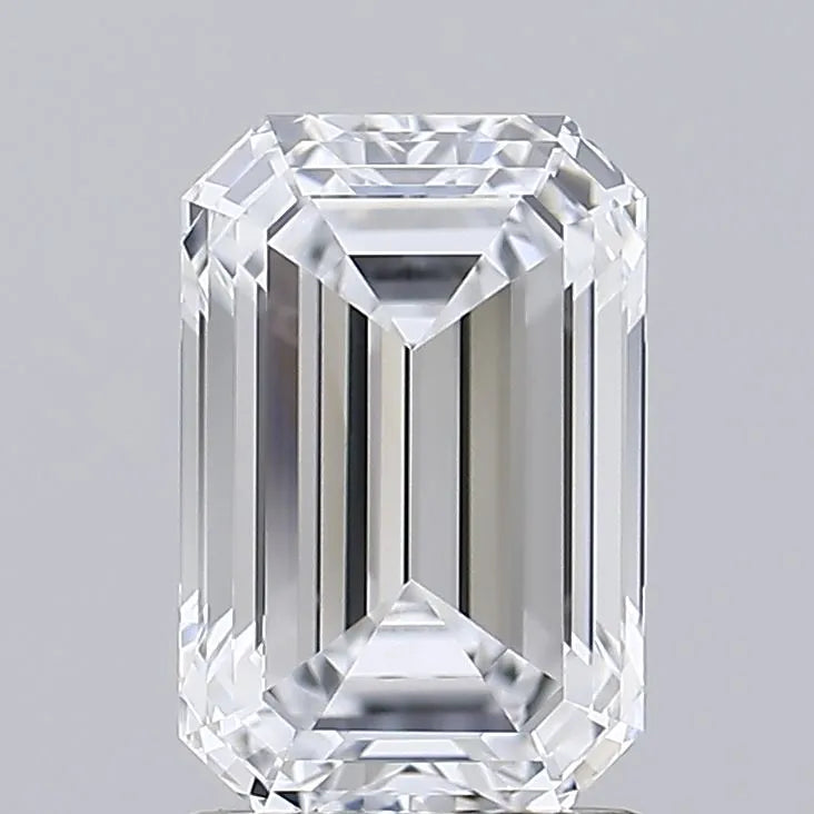 1.93ct Emerald Lab Grown Diamond (Colour D, Clarity IF, IGI Certified)
