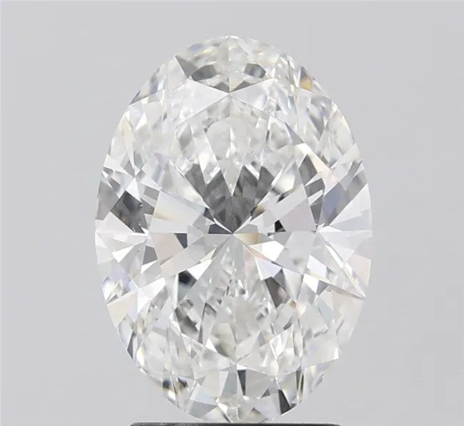 2.50ct Oval Lab Grown Diamond (Colour E, Clarity VVS2, IGI Certified)