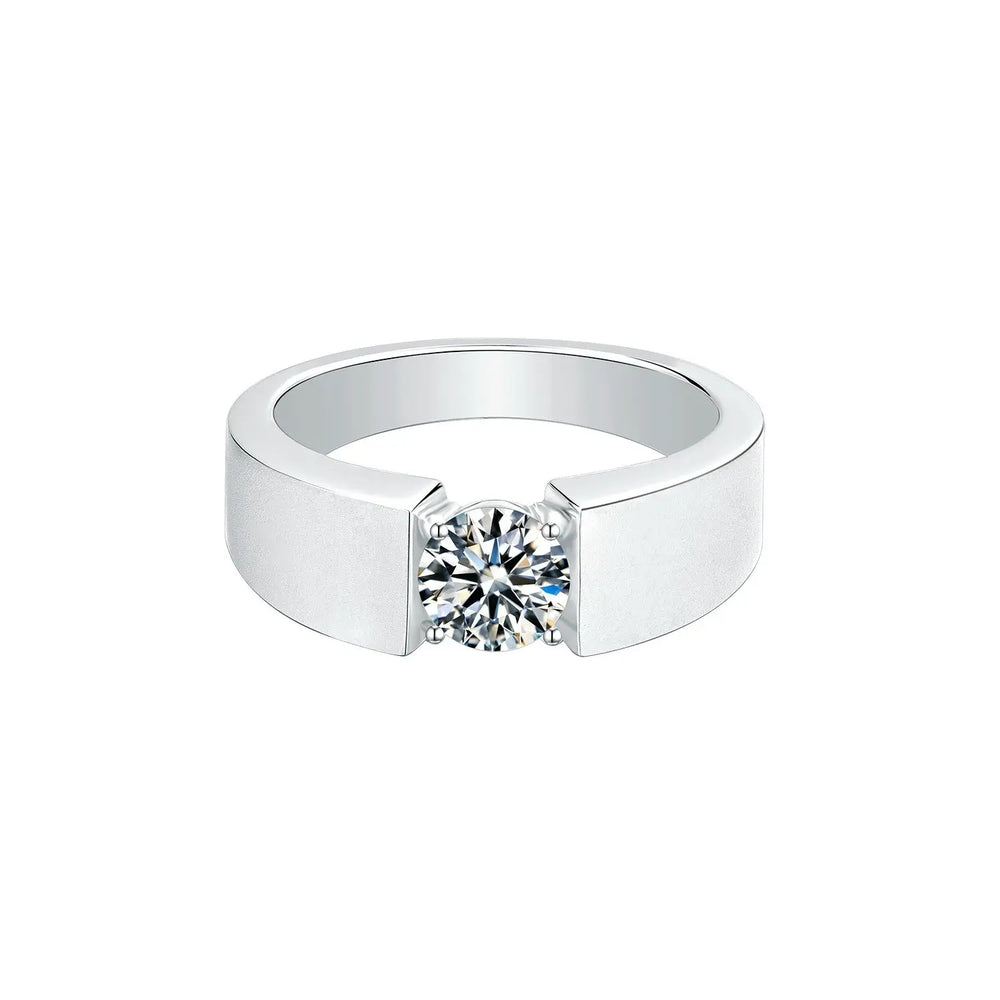 Brad Moissanite Ring