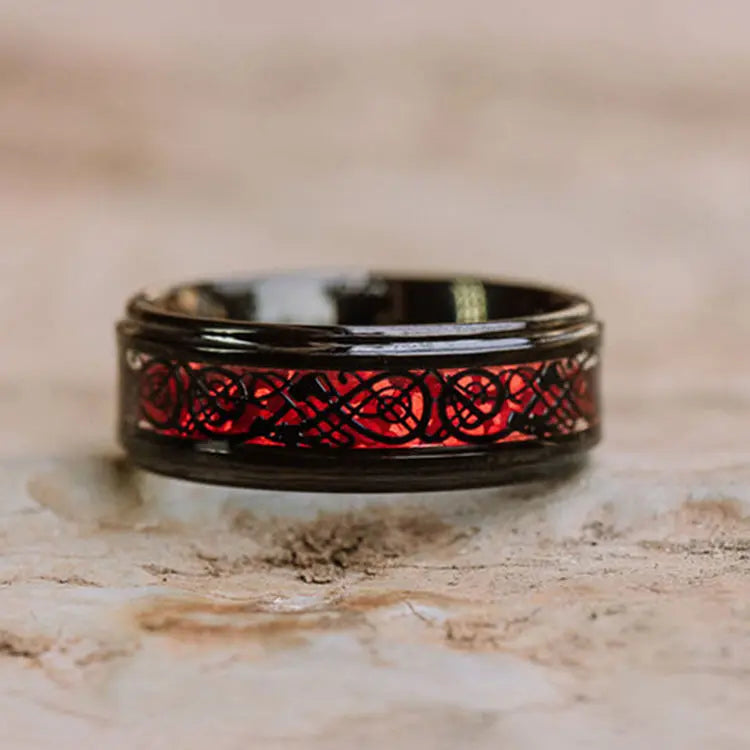 Celtic Red SE - Orbit Rings