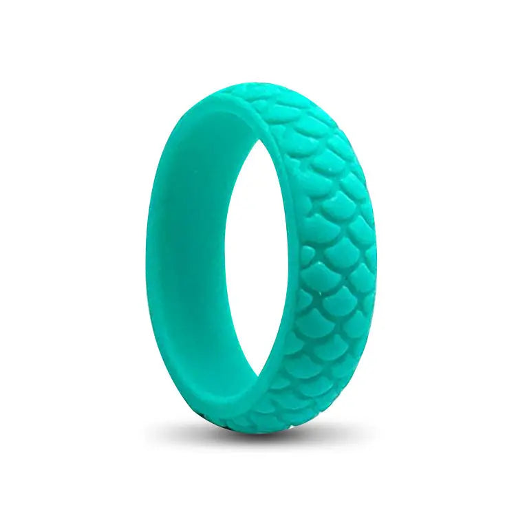 Ladies Birthstone Silicone Ring 