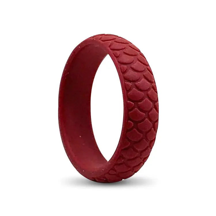 Ladies Birthstone Silicone Ring 